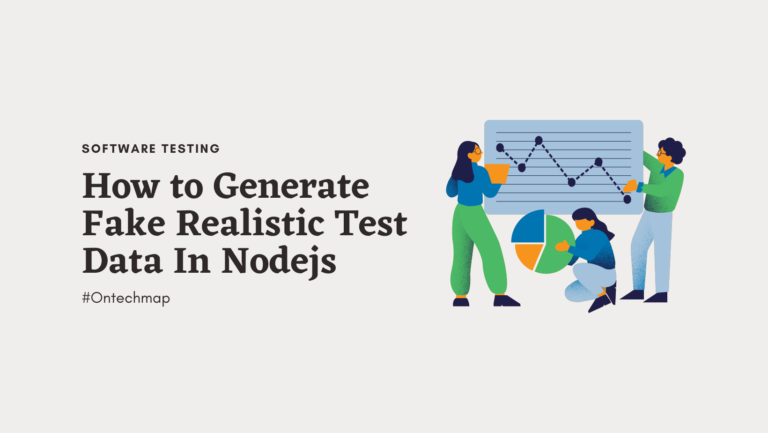How to generate fake realistic test data in nodejs with faker.js